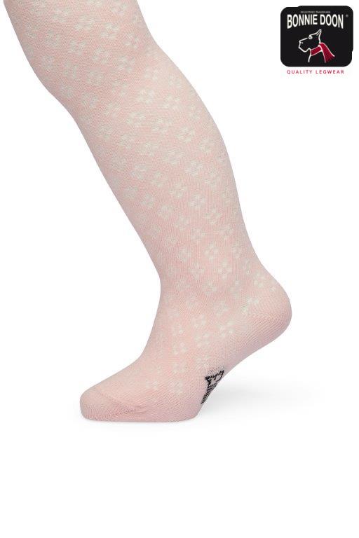 Ajour tights Organic Pink salt