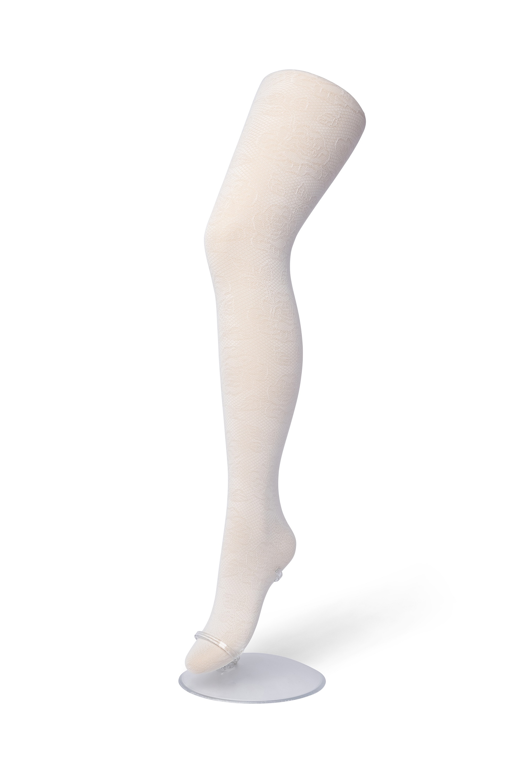 Lace tights Ivory