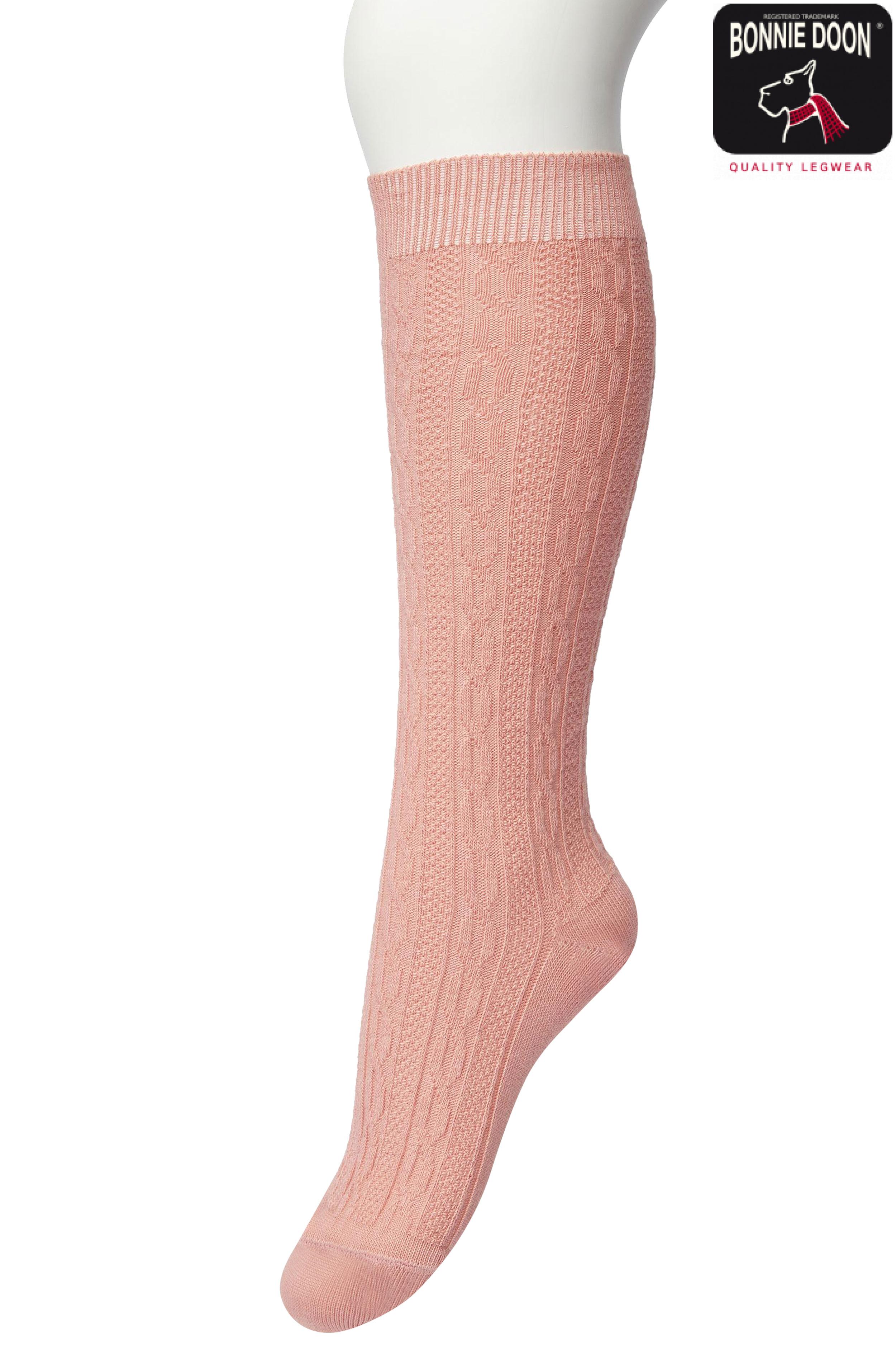 Classic Cable knee high Lobster bisque