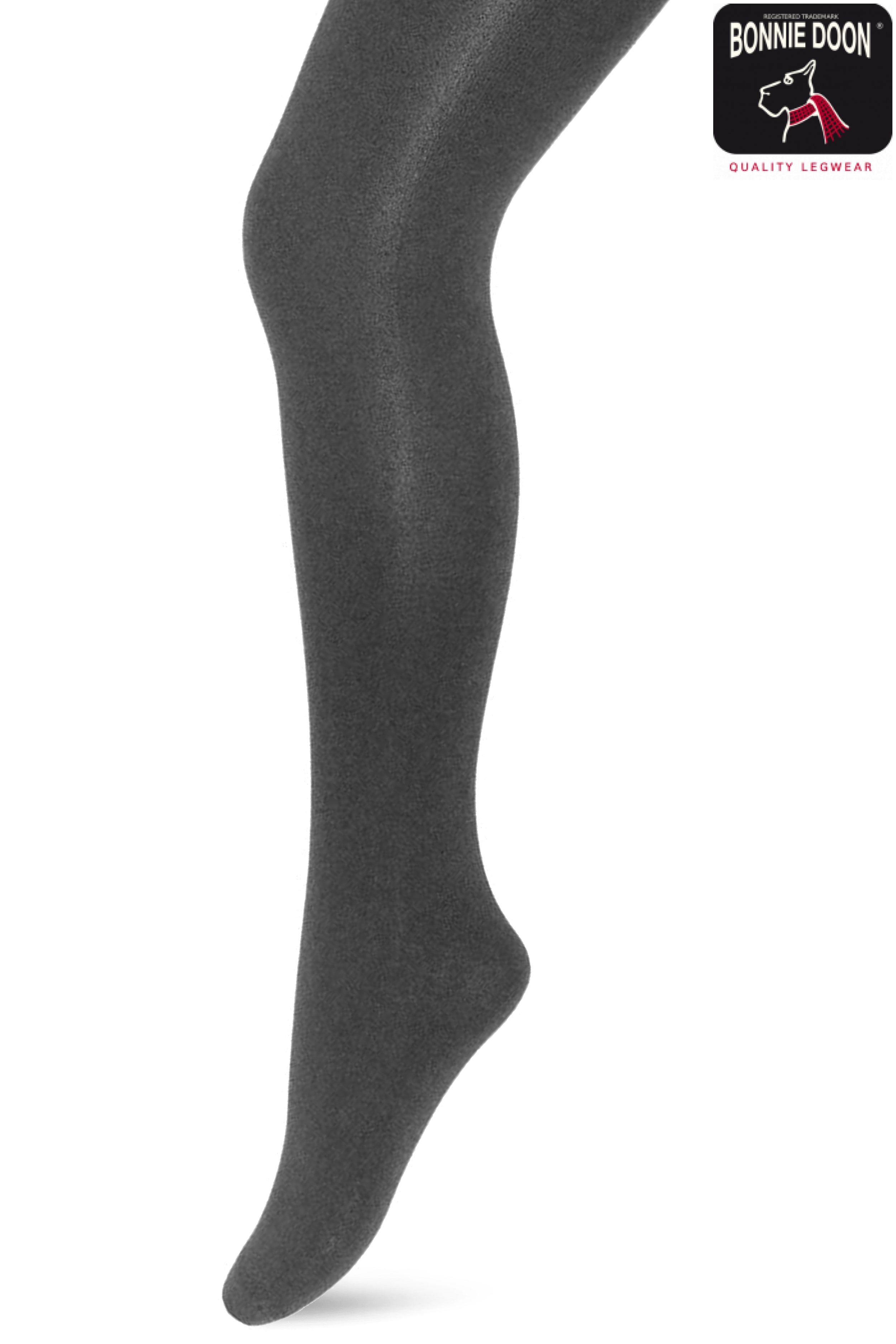 Soft Cashmere Tights Dark grey