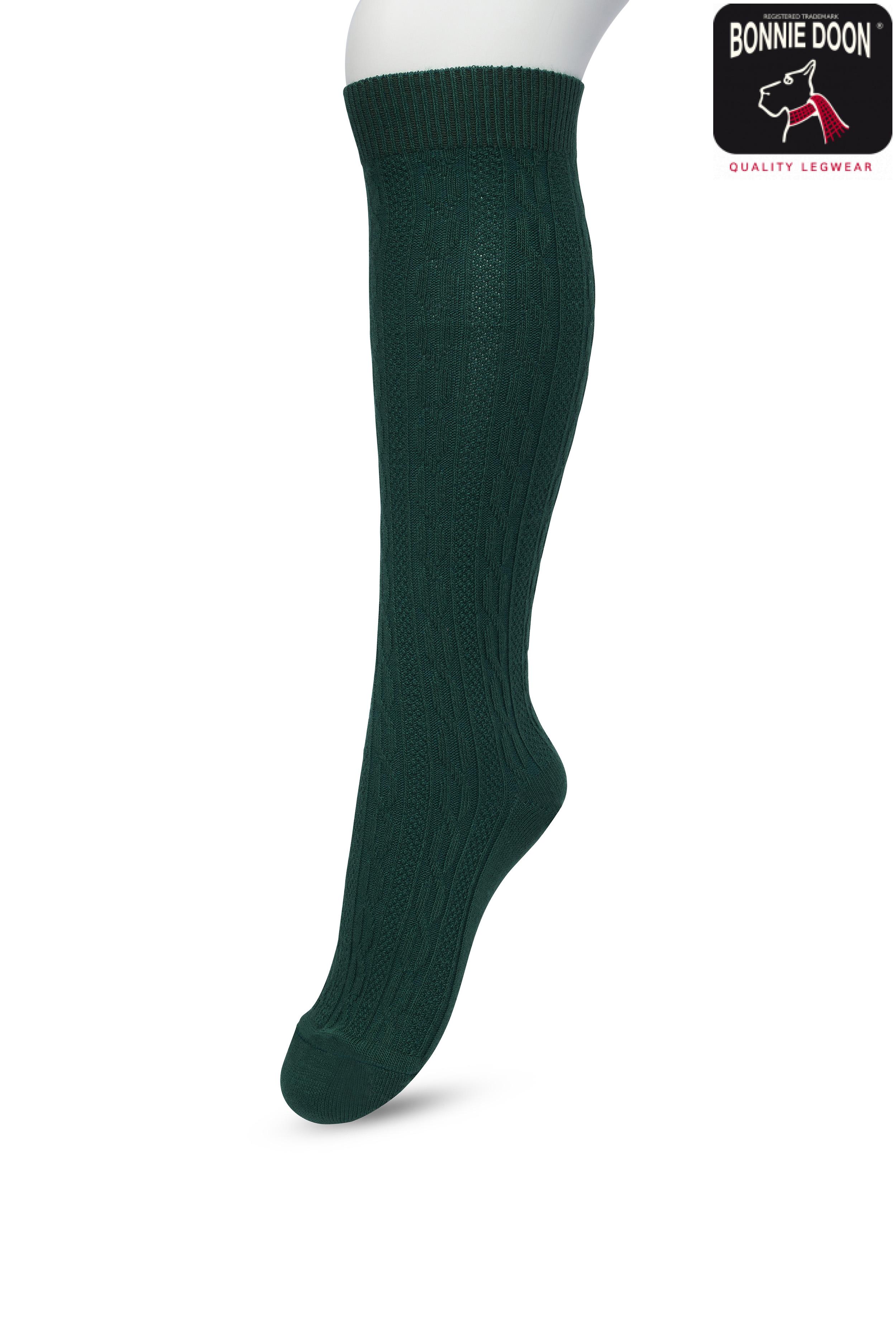 Classic Cable knee high Trekking green