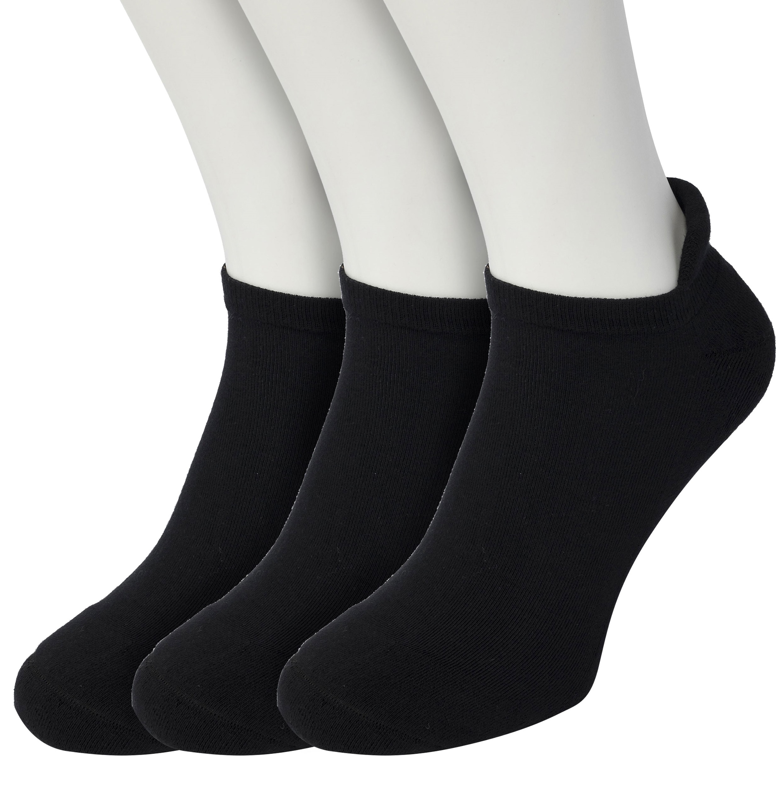 Cushion Short socks (3 paar) Black