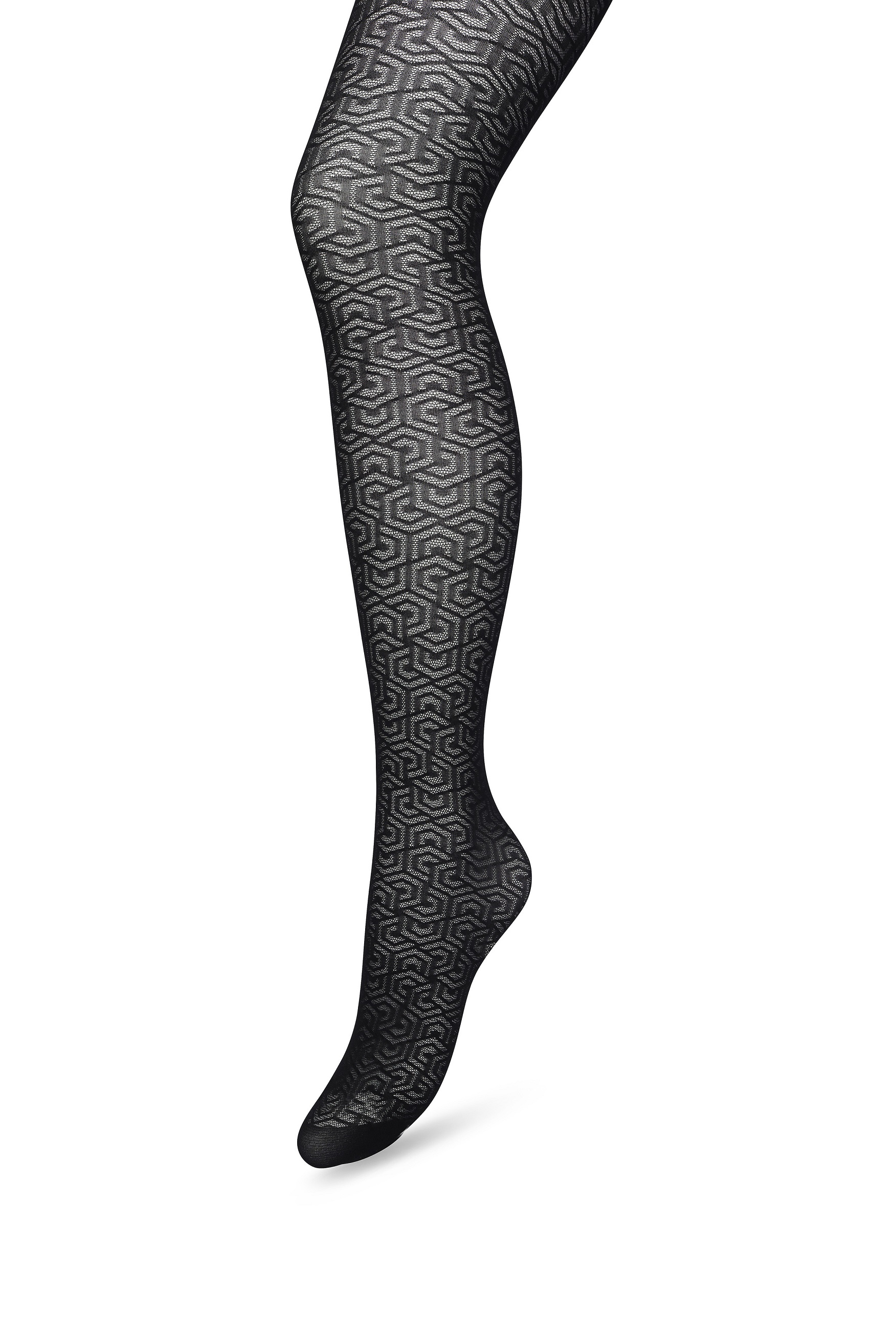 Eclectic Graphic Tights Black