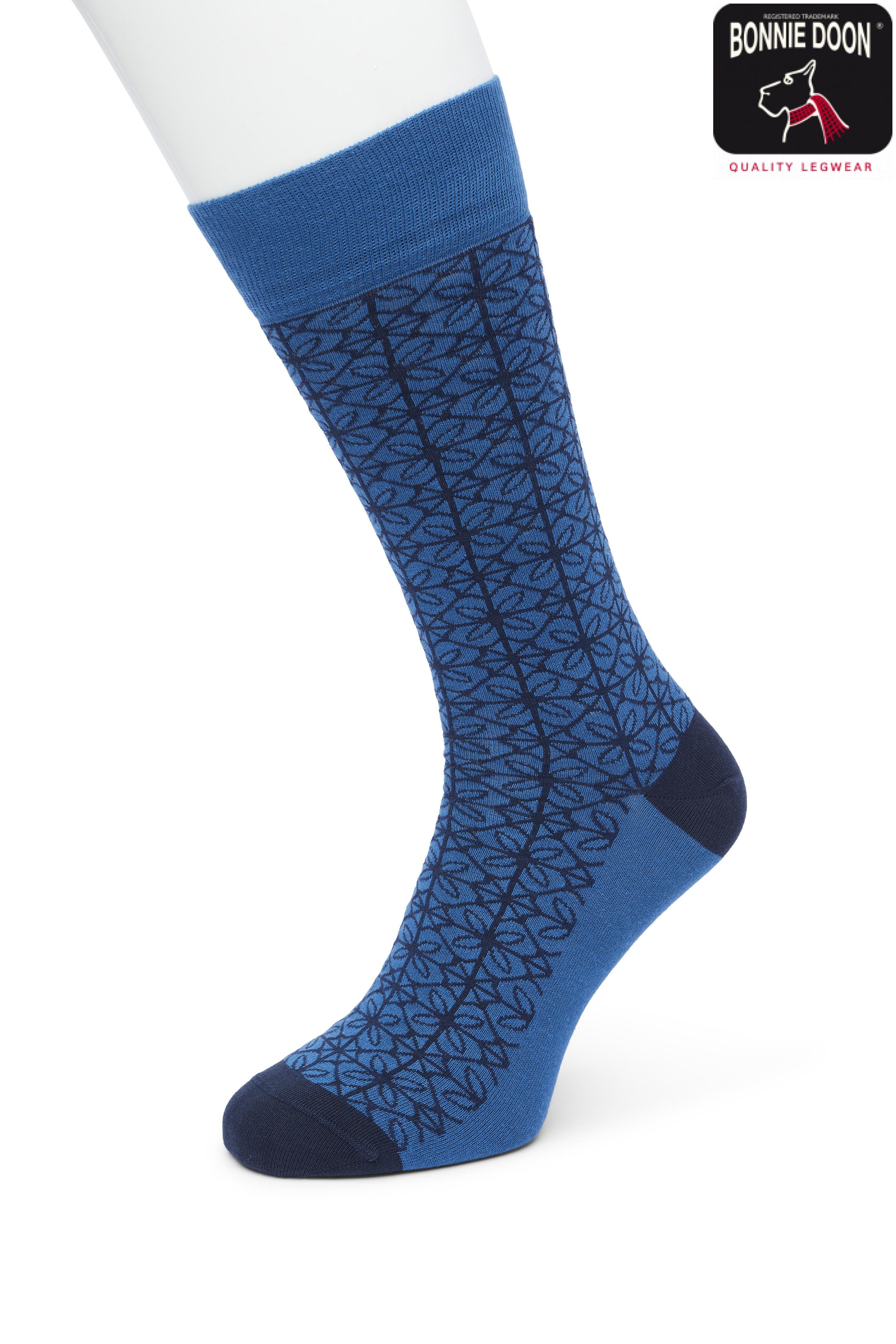 Mini Tile Sock Vallarta blue