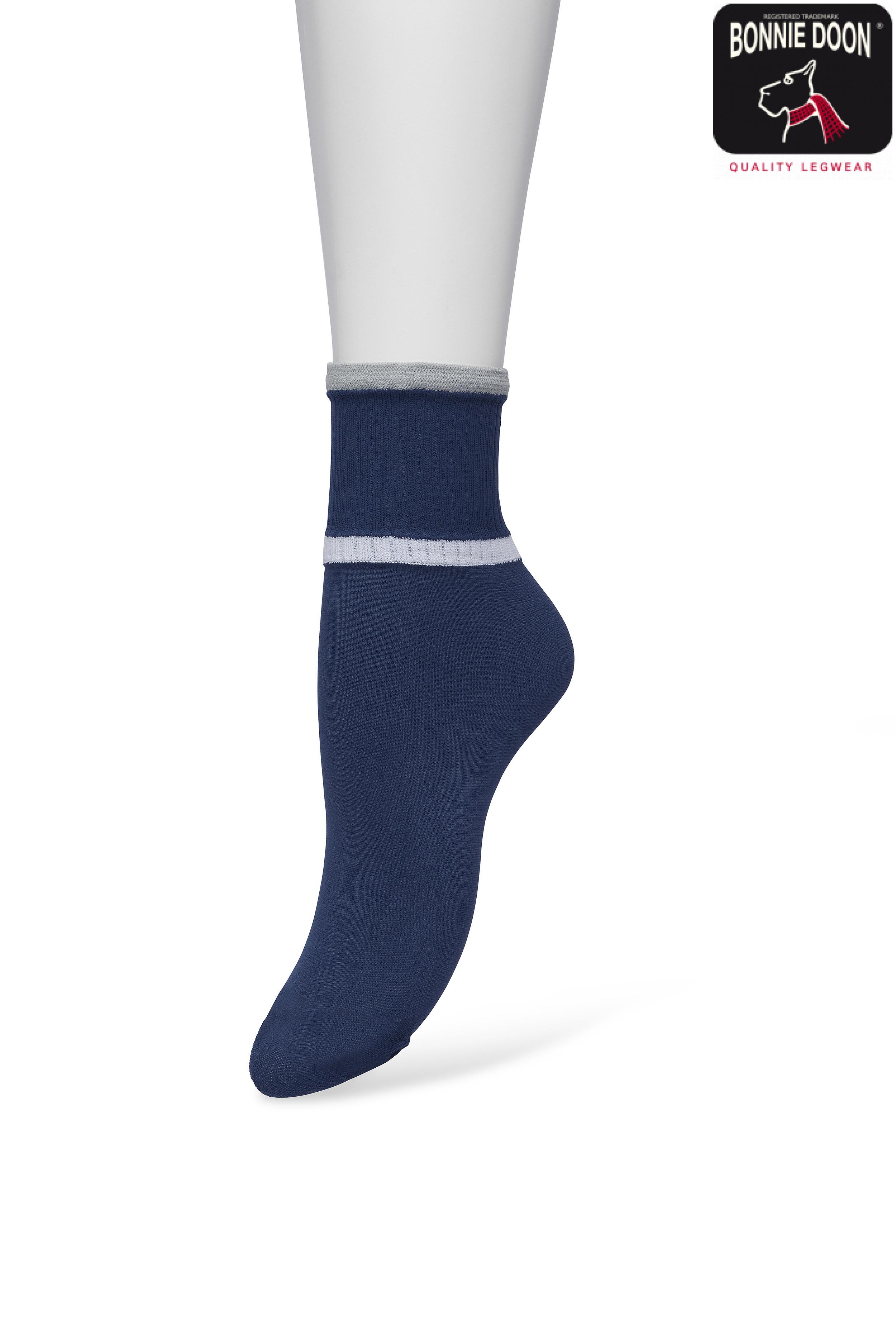 Sporty micro sock Blue grey
