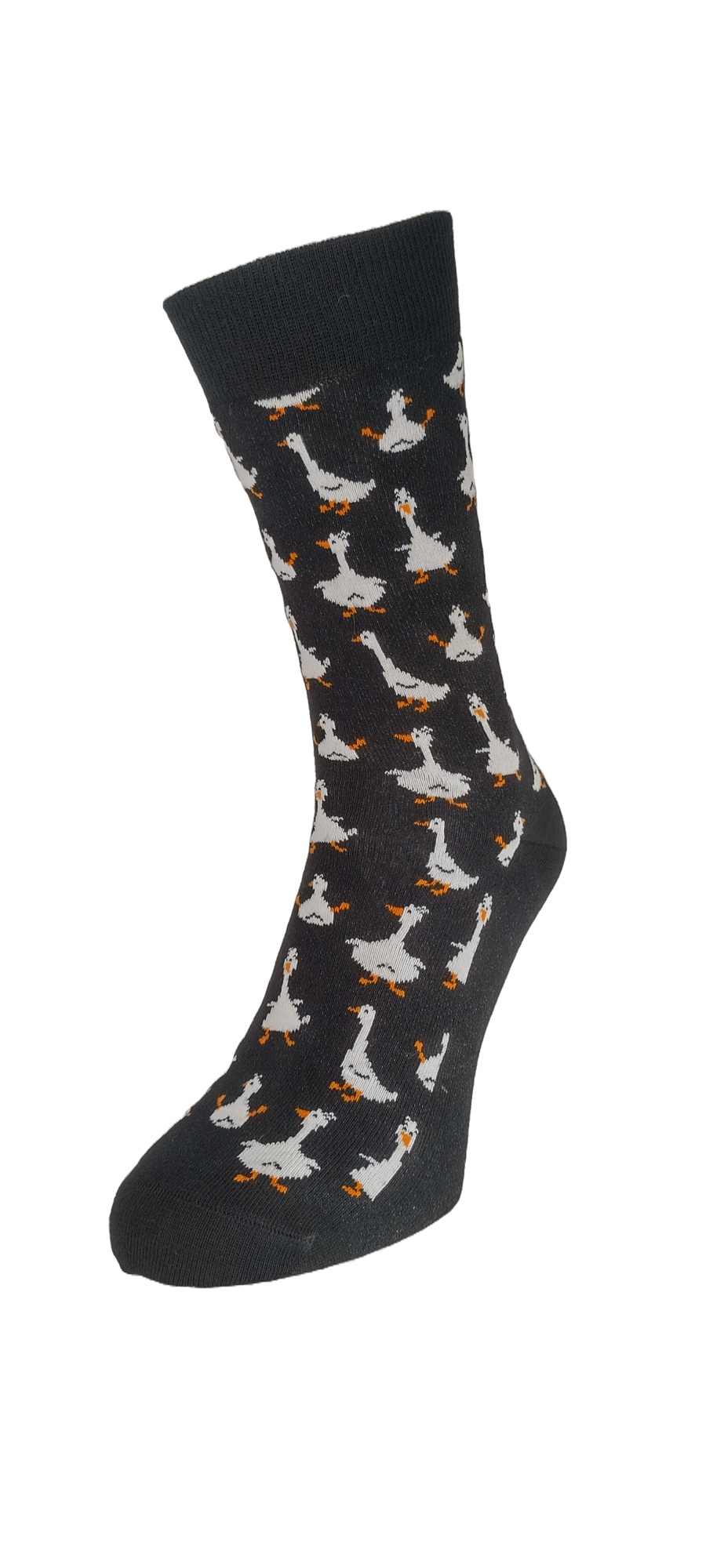 Funny Goose Sock Black