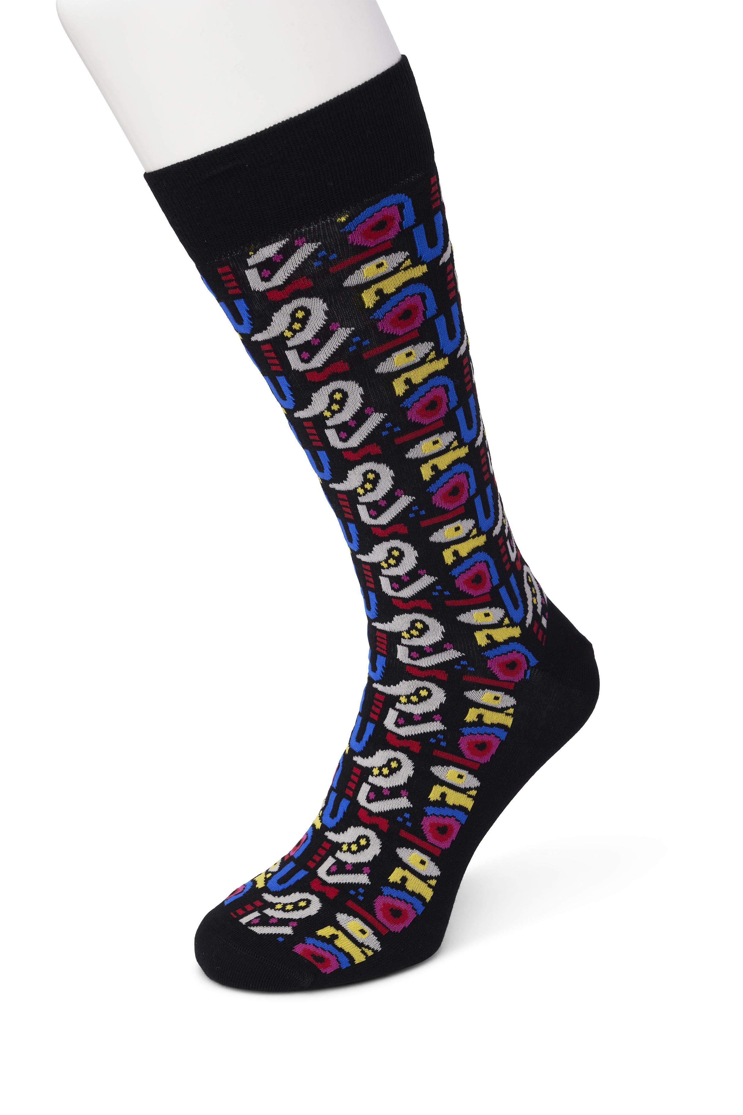 Stained Glass sock Black