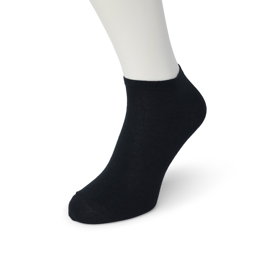 Cotton Short Sock Navy