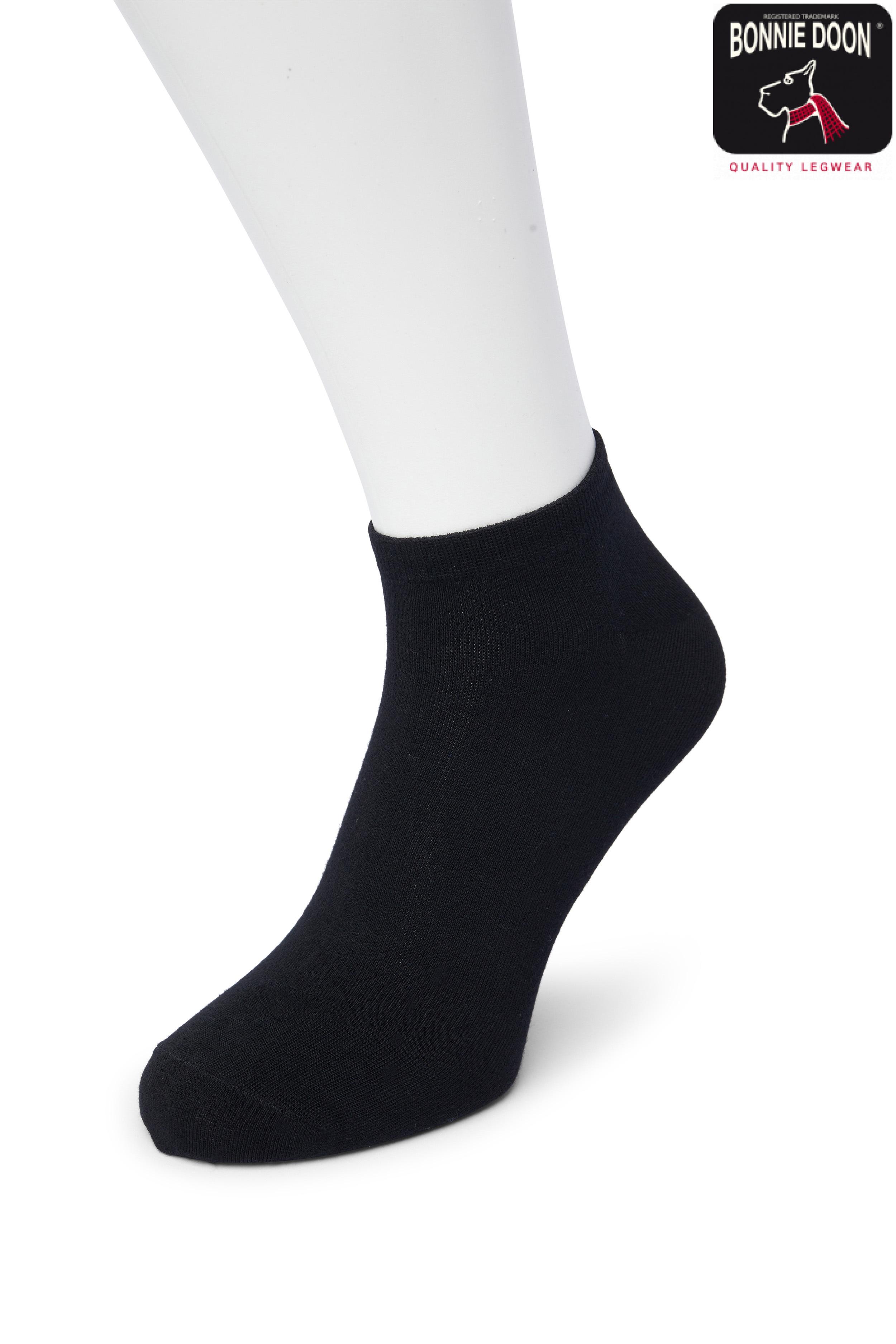 Bamboo short sock Black