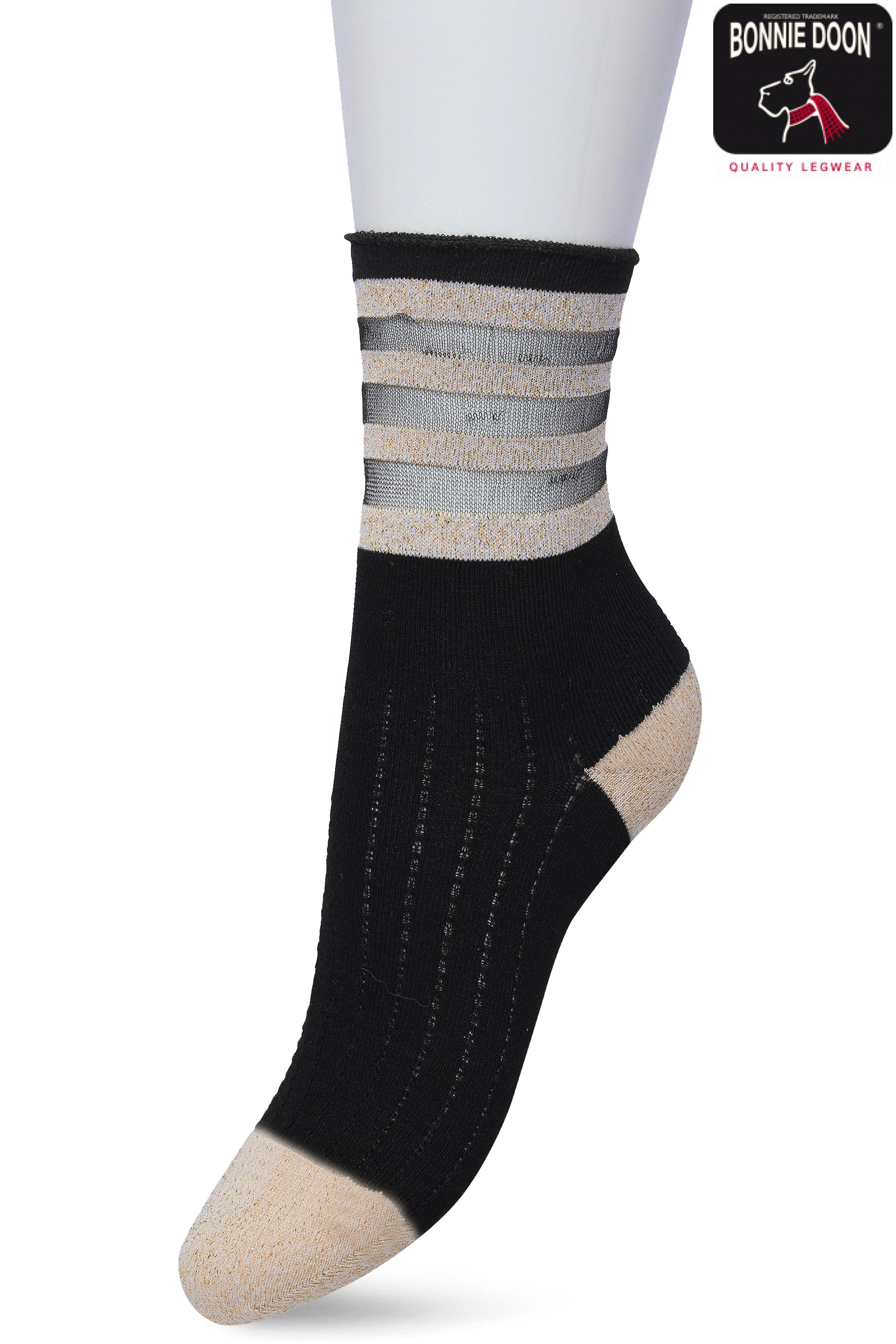 Glittering Four Stripe sock
