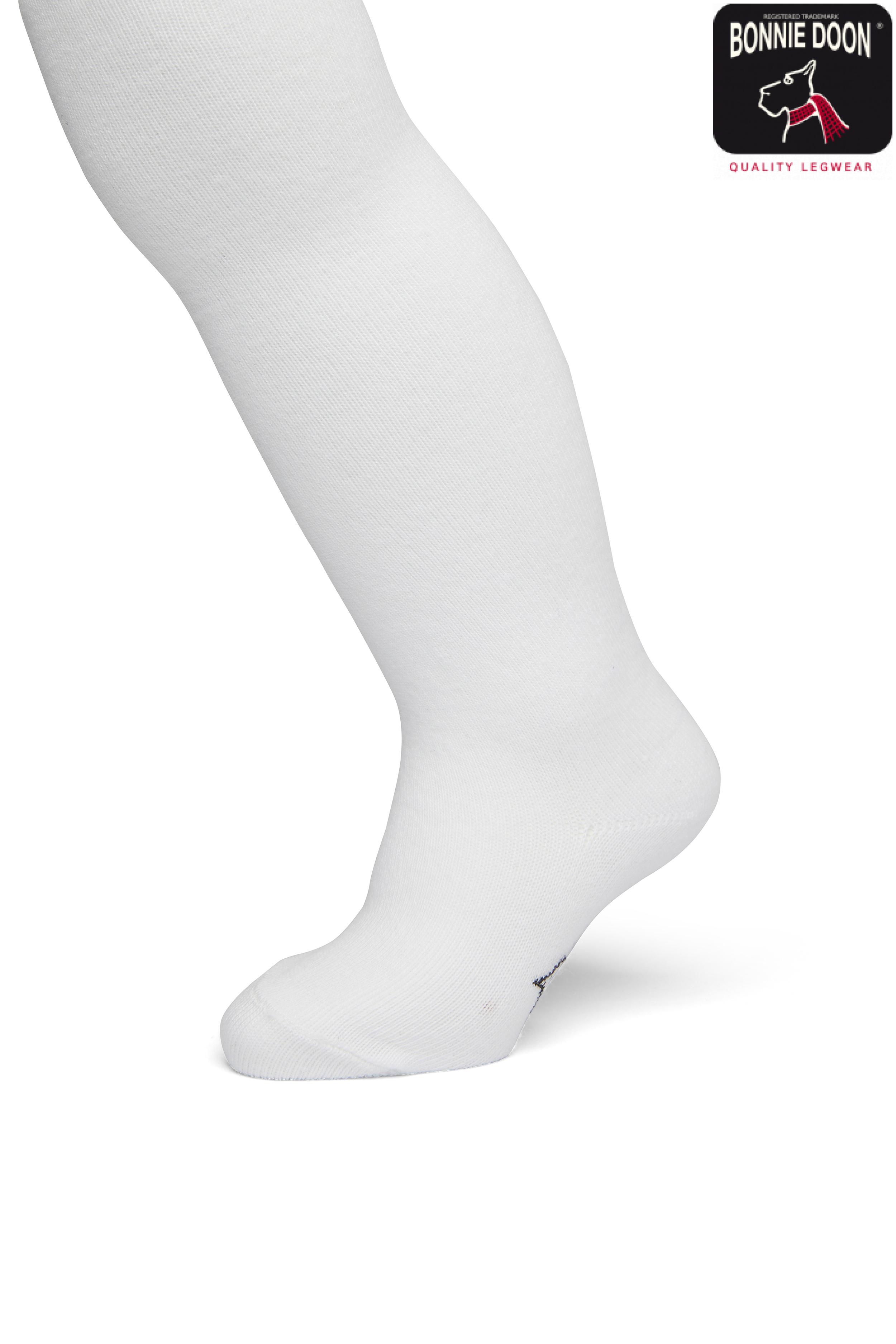 Cotton tights Organic White