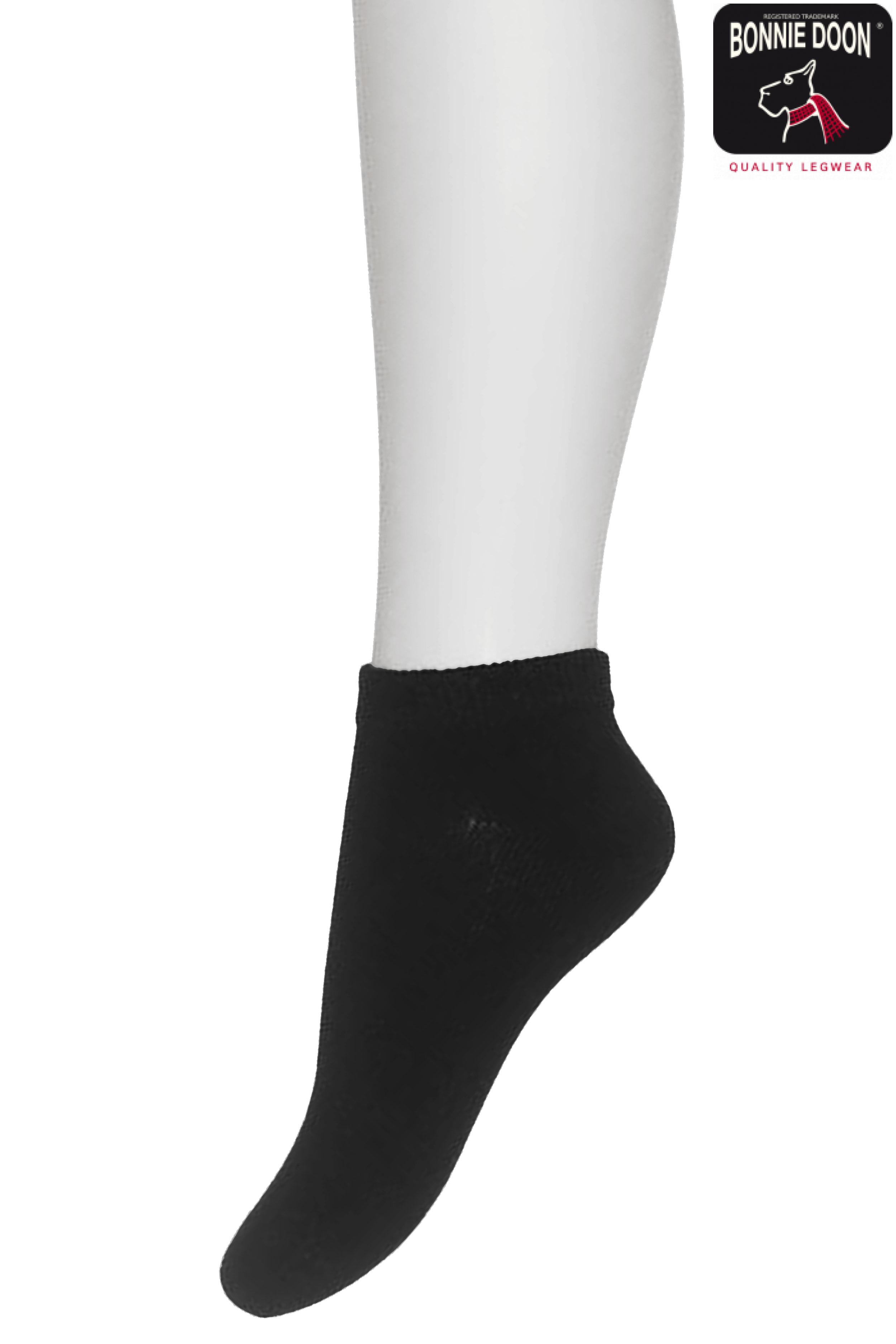 Cotton Short Sock Black