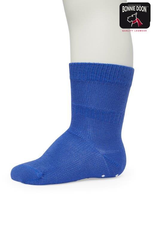 BD Puff Print Sock Organic Victoria blue