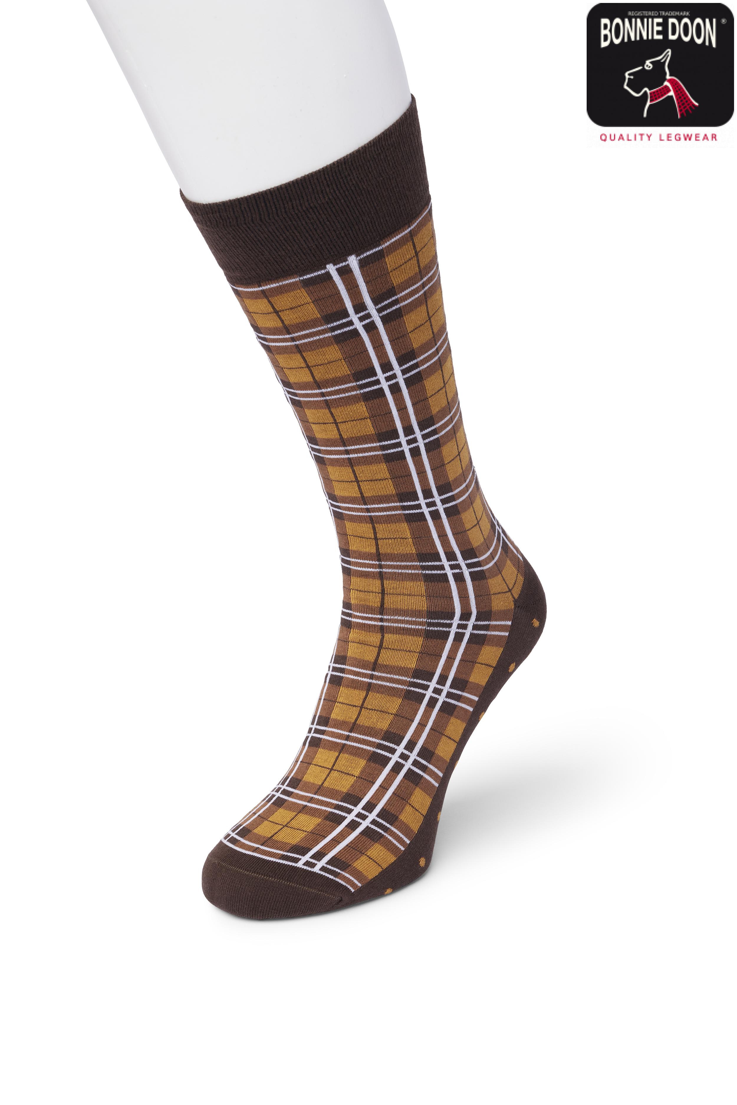 Big Checks sock Shopping bag