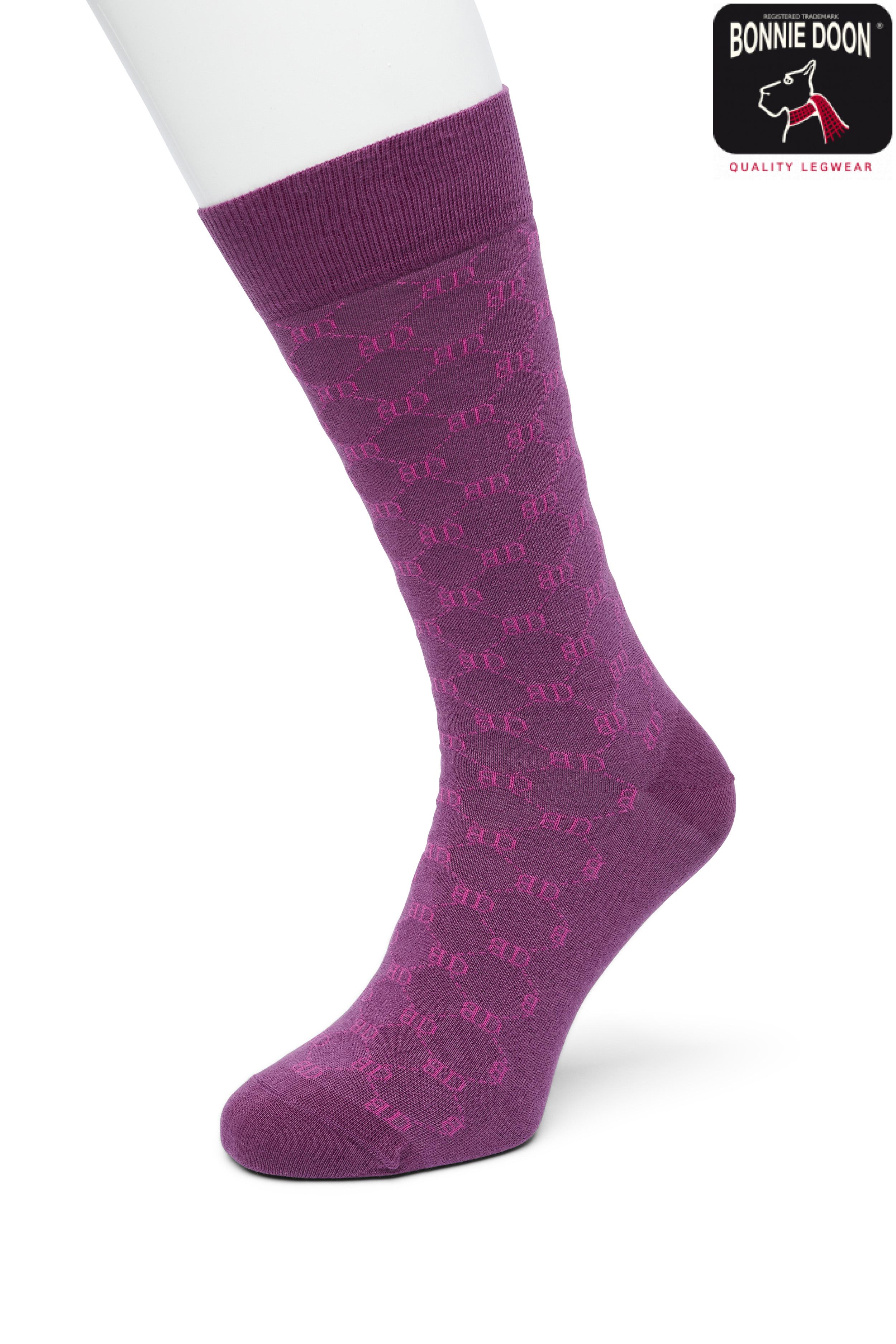 Bonnie Doon Sock Crushed violets