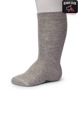 Cotton Knee-High Organic Medium grey heather