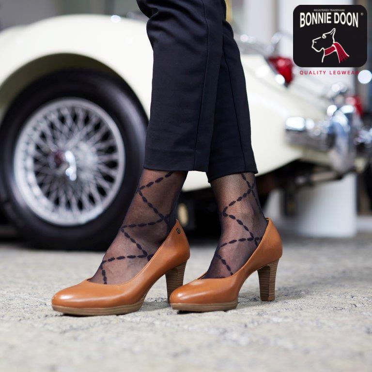 Lozenge knee high Shopping bag