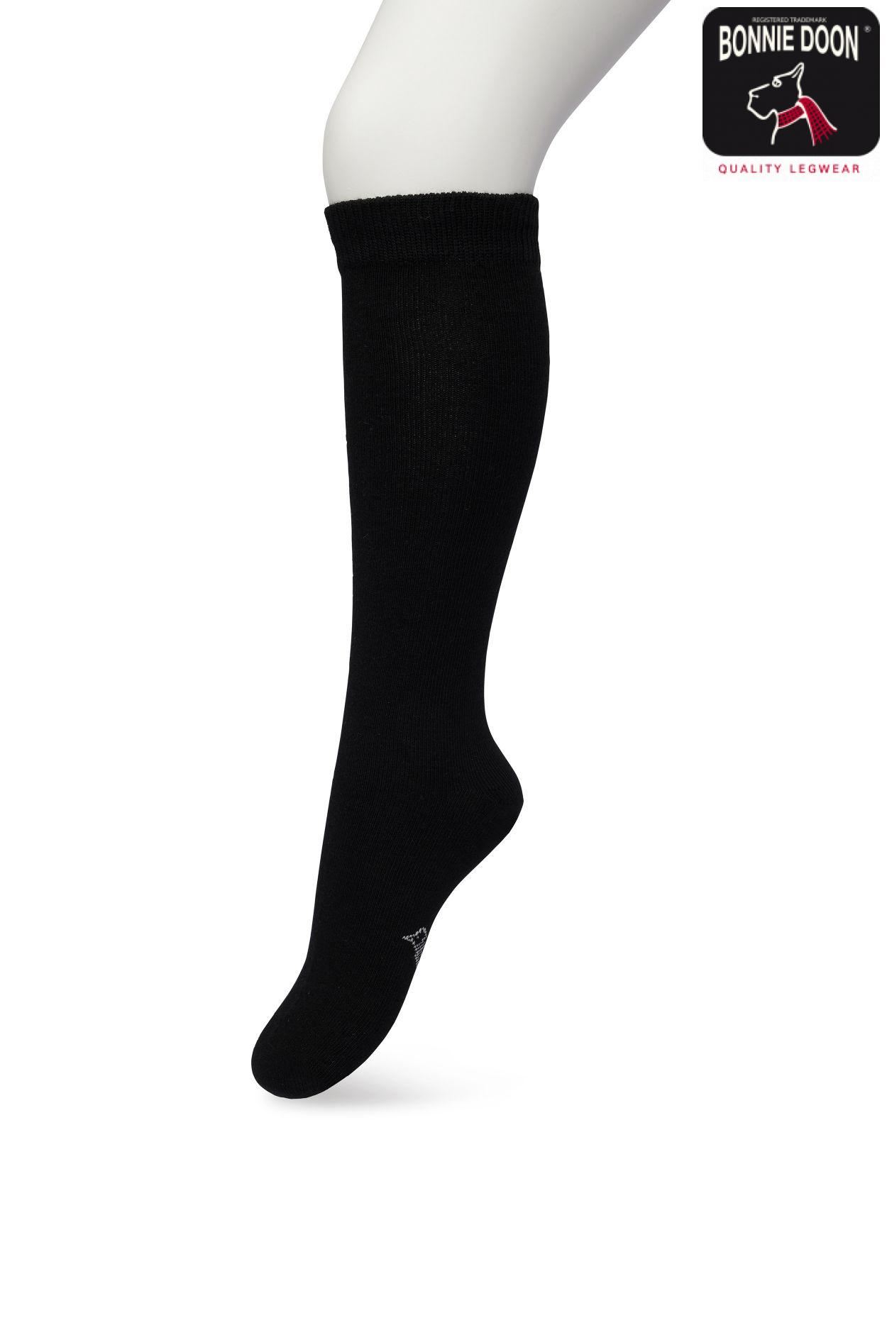 Cotton Knee-High Black