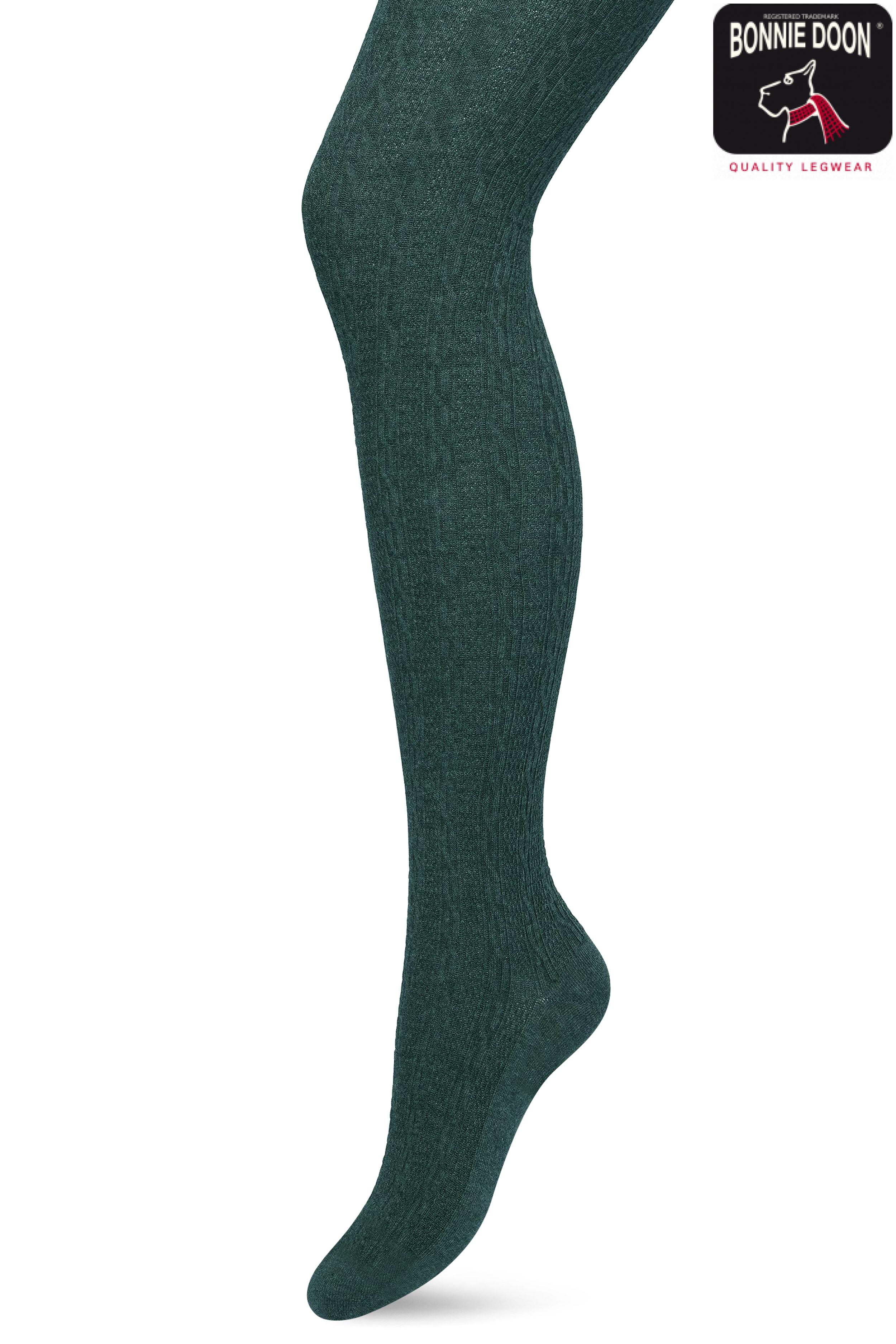 Classic Cable tights Trekking green