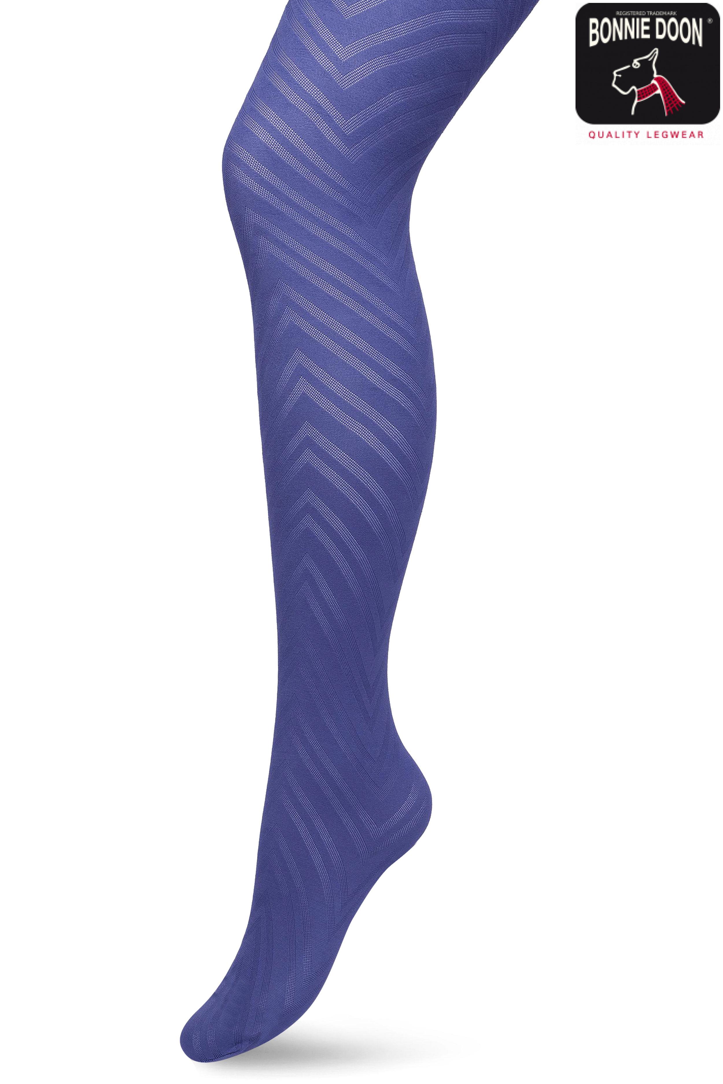 Zigzag tights Skipper blue