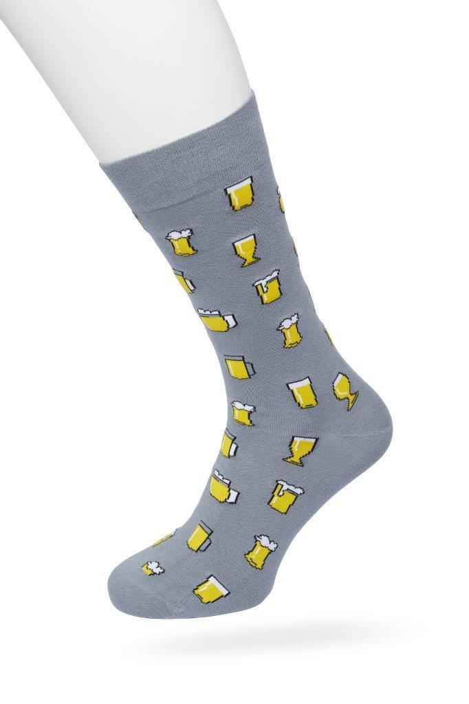 Glass of Beer sock Brushed nickel