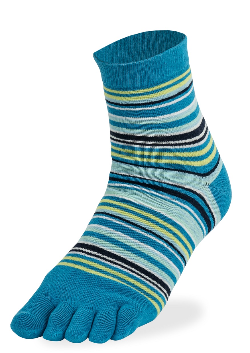 Toe sock Funky stripes Jeans