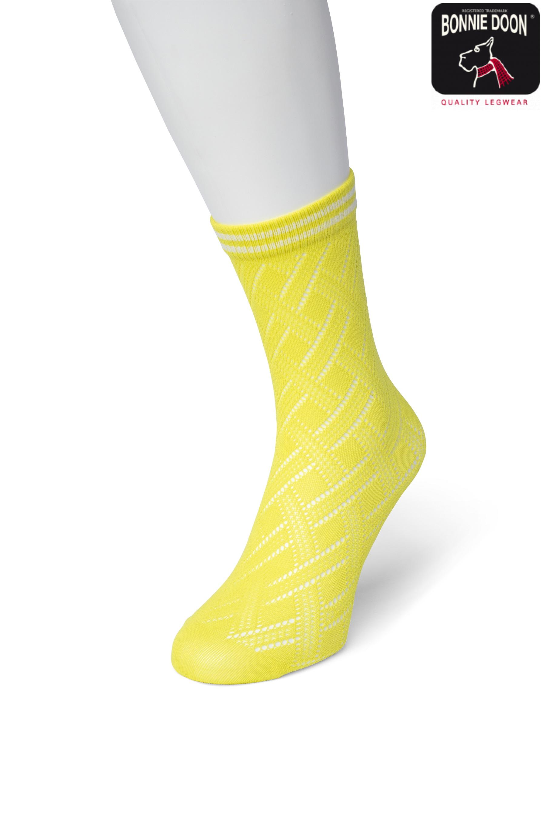 Sporty Stripe sock Lemon