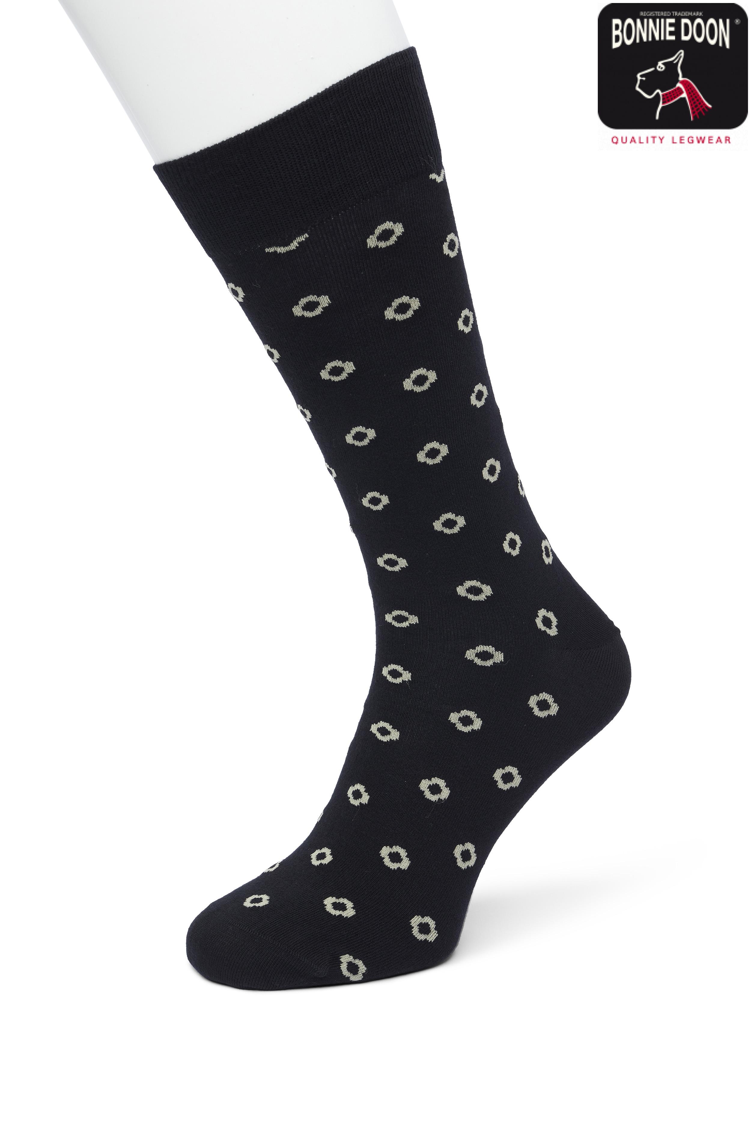 Outline Icon sock Black