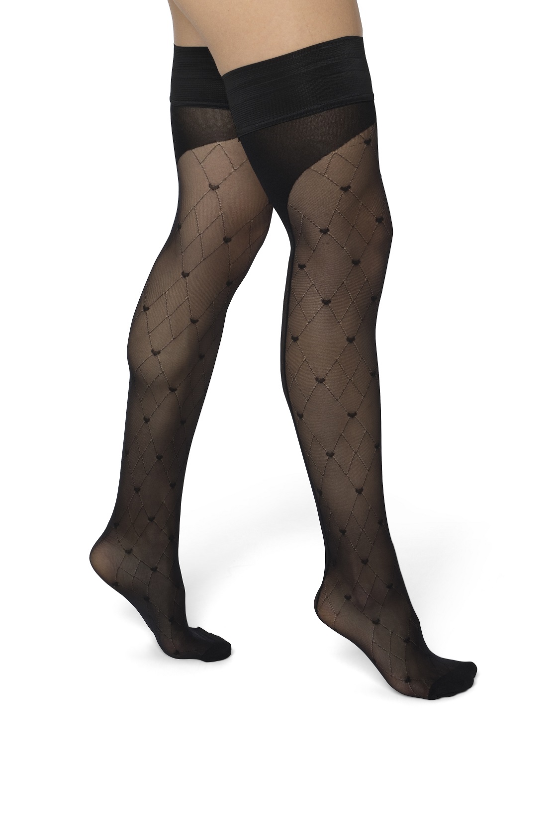 Little Hearts hold-up Black