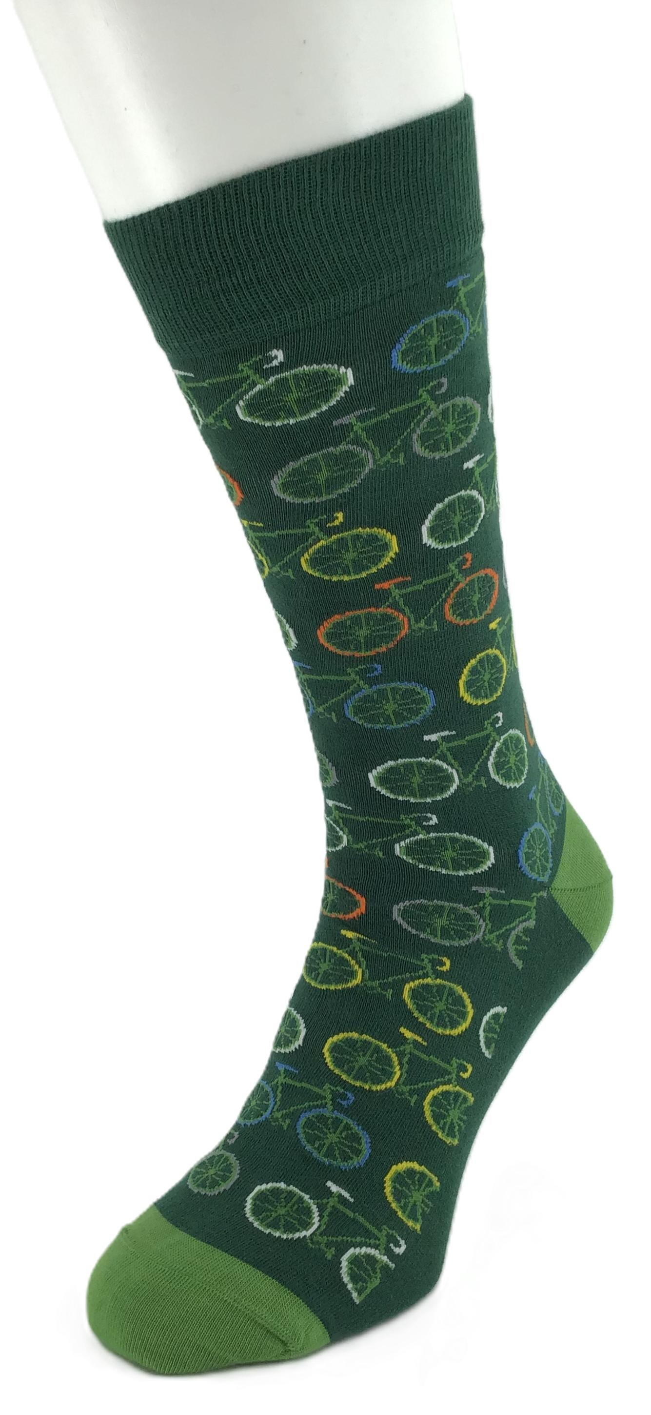 Biker sock Trekking green
