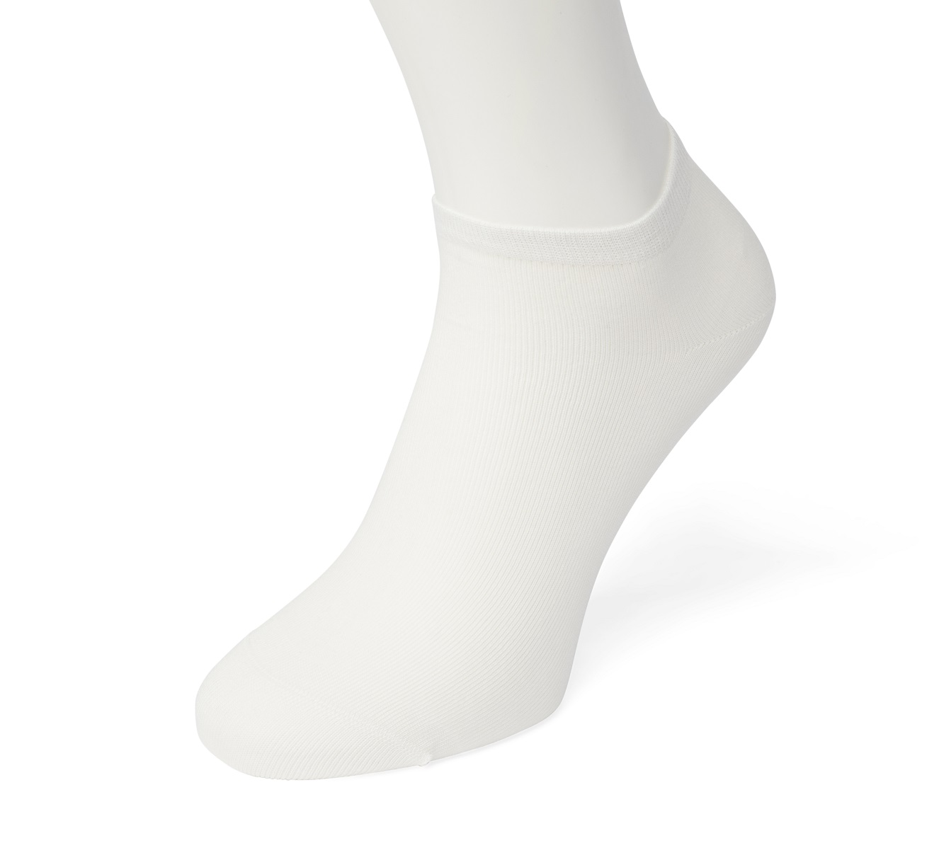 Cotton Short Sock Ivory
