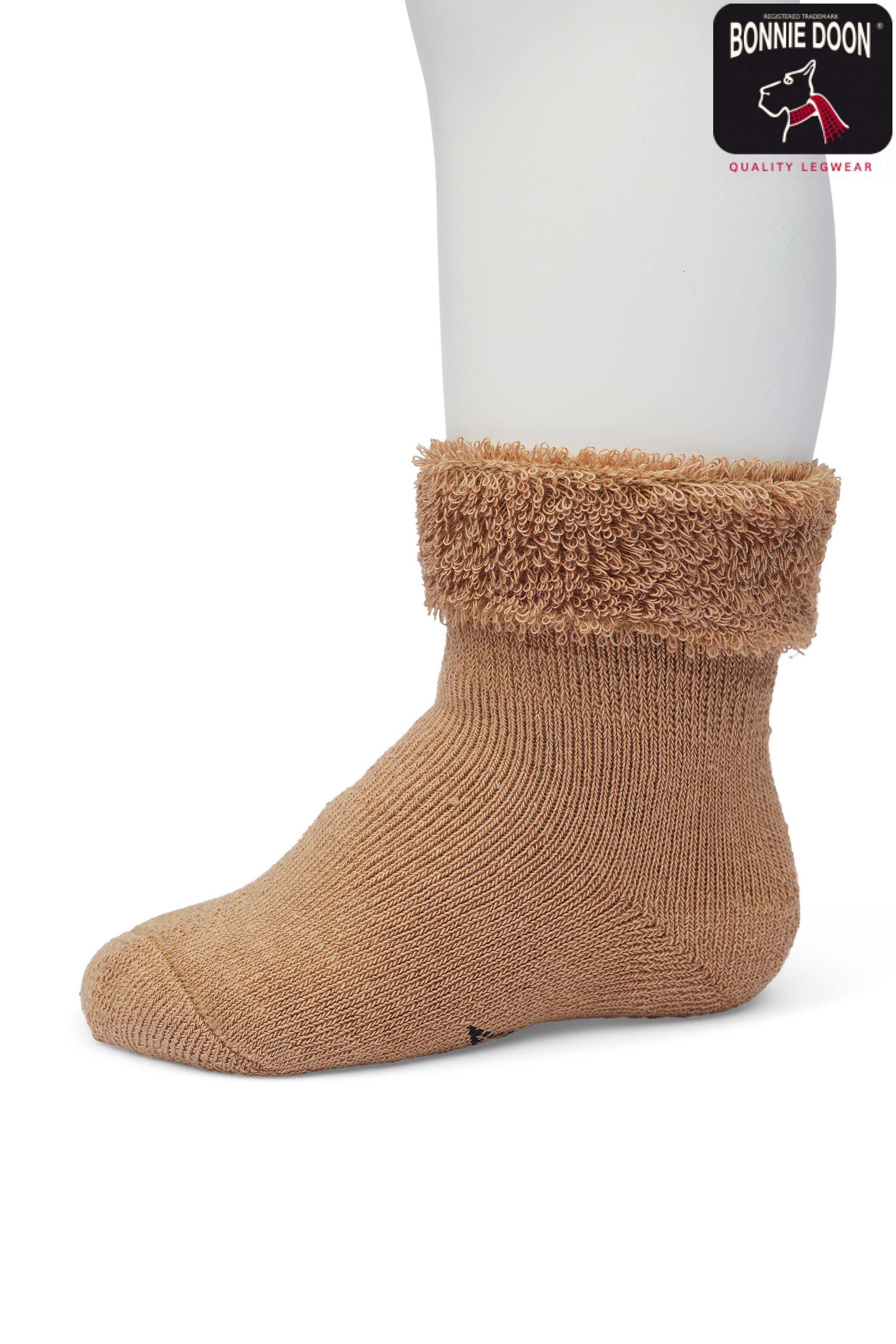 Cuffed Terry Bootie Organic Pheasant