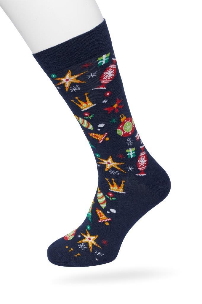 Christmas Spirit sock Dark blue